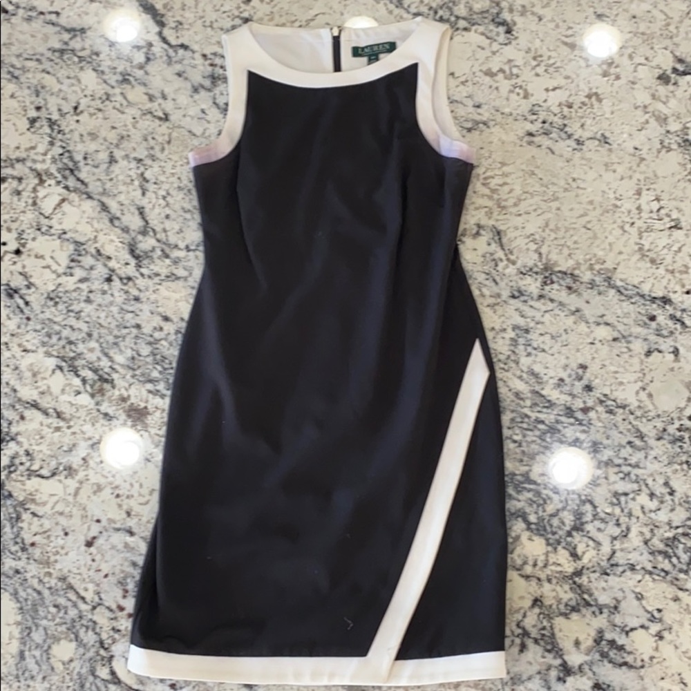 Ralph Lauren Black and White Dress